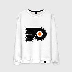 Свитшот хлопковый мужской Philadelphia Flyers, цвет: белый