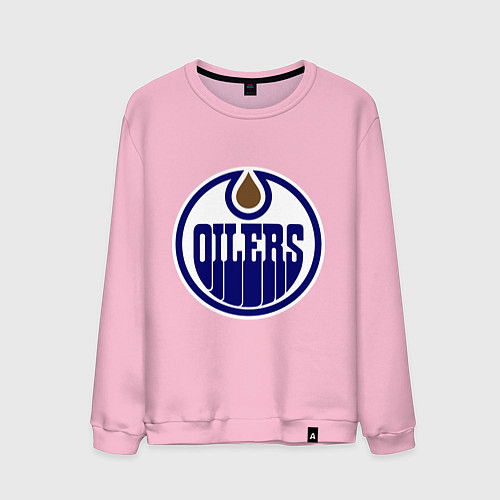 Мужской свитшот Edmonton Oilers / Светло-розовый – фото 1