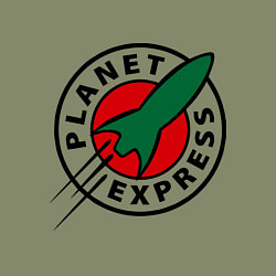 Свитшот хлопковый мужской Planet Express, цвет: авокадо — фото 2