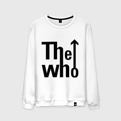 Свитшот хлопковый мужской The Who, цвет: белый
