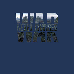 Свитшот хлопковый мужской War never changes, цвет: тёмно-синий — фото 2