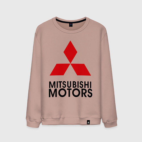 Мужской свитшот Mitsubishi / Пыльно-розовый – фото 1