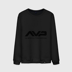 Свитшот хлопковый мужской AVP: Black Style, цвет: черный