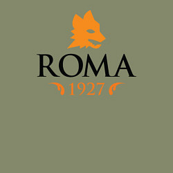Свитшот хлопковый мужской AS Roma 1927, цвет: авокадо — фото 2