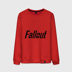 Свитшот хлопковый мужской Fallout, цвет: красный