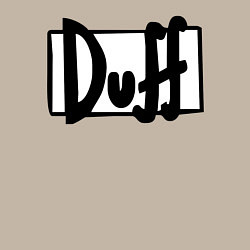 Свитшот хлопковый мужской Duff, цвет: миндальный — фото 2