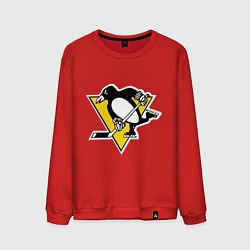 Свитшот хлопковый мужской Pittsburgh Penguins: Malkin 71, цвет: красный
