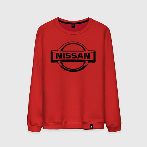Мужской свитшот Nissan club / Красный – фото 1