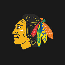 Свитшот хлопковый мужской Chicago Blackhawks, цвет: черный — фото 2