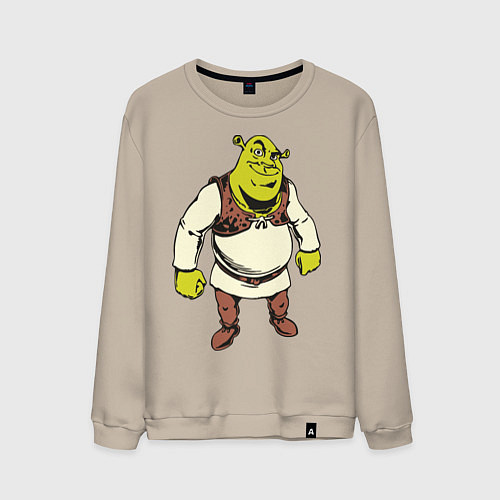 Мужской свитшот Shrek 3 / Миндальный – фото 1