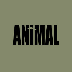 Свитшот хлопковый мужской Animal, цвет: авокадо — фото 2