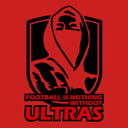 Свитшот хлопковый мужской Football Ultras, цвет: красный — фото 2