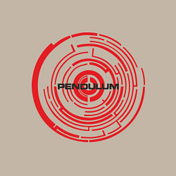 Свитшот хлопковый мужской Pendulum, цвет: миндальный — фото 2