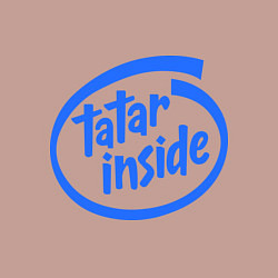 Свитшот хлопковый мужской Tatar inside, цвет: пыльно-розовый — фото 2