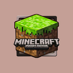 Свитшот хлопковый мужской Minecraft: Pocket Edition, цвет: пыльно-розовый — фото 2