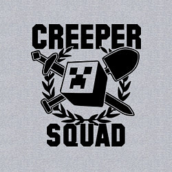 Свитшот хлопковый мужской Creeper Squad, цвет: меланж — фото 2