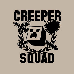 Свитшот хлопковый мужской Creeper Squad, цвет: миндальный — фото 2