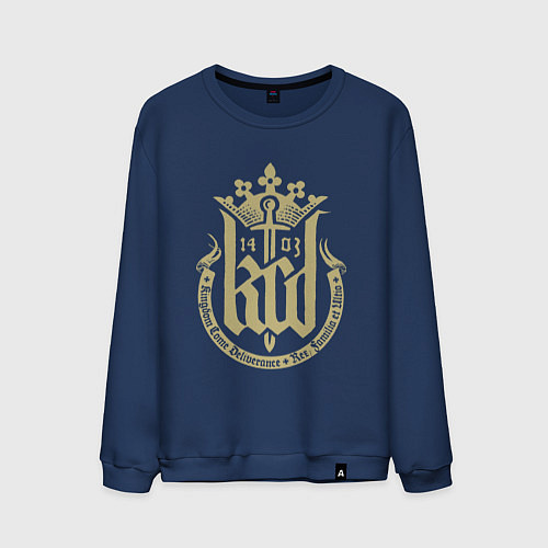 Мужской свитшот Kingdom Come Deliverance / Тёмно-синий – фото 1