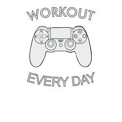 Свитшот хлопковый мужской WorkOut Every Day, цвет: белый — фото 2