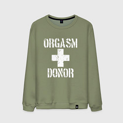 Мужской свитшот Orgasm + donor