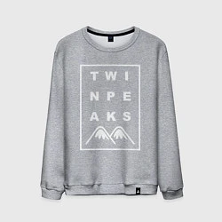 Свитшот хлопковый мужской Twin Peaks, цвет: меланж