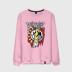 Свитшот хлопковый мужской Blink-182: Mixed Up, цвет: светло-розовый