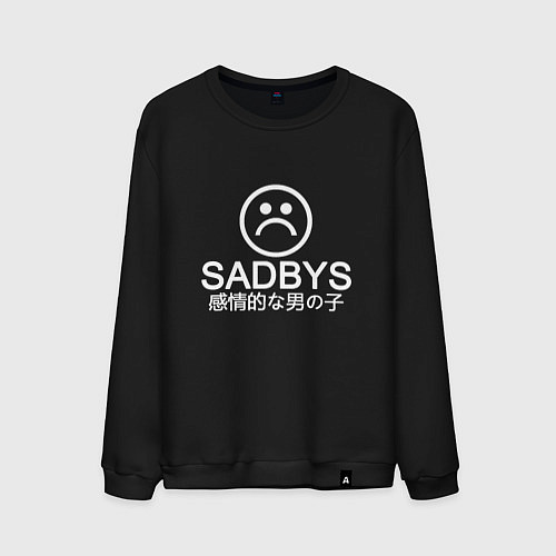 Мужской свитшот Sad Boys (Logo) / Черный – фото 1