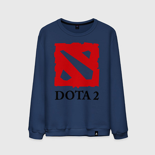 Мужской свитшот Dota 2: Logo / Тёмно-синий – фото 1