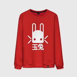 Свитшот хлопковый мужской Destiny Rabbit, цвет: красный