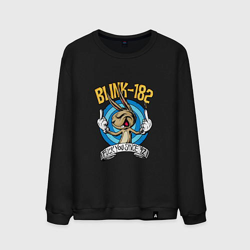 Мужской свитшот Blink-182: Fuck you / Черный – фото 1