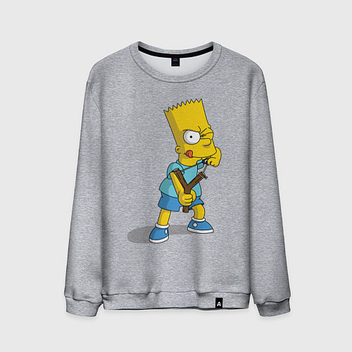 Мужской свитшот Bart Bully / Меланж – фото 1