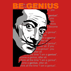 Свитшот хлопковый мужской Dali: Be Genius, цвет: красный — фото 2