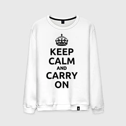 Мужской свитшот Keep Calm & Carry On