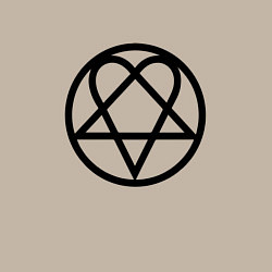 Свитшот хлопковый мужской HIM Symbol, цвет: миндальный — фото 2