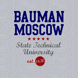 Свитшот хлопковый мужской Bauman STU, цвет: меланж — фото 2