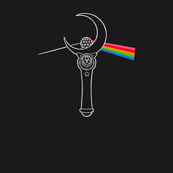 Свитшот хлопковый мужской Dark side of the moon, цвет: черный — фото 2