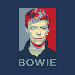 Свитшот хлопковый мужской Bowie Poster, цвет: тёмно-синий — фото 2
