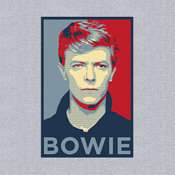 Свитшот хлопковый мужской Bowie Poster, цвет: меланж — фото 2