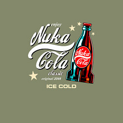 Свитшот хлопковый мужской Nuka-Cola Enjoy, цвет: авокадо — фото 2