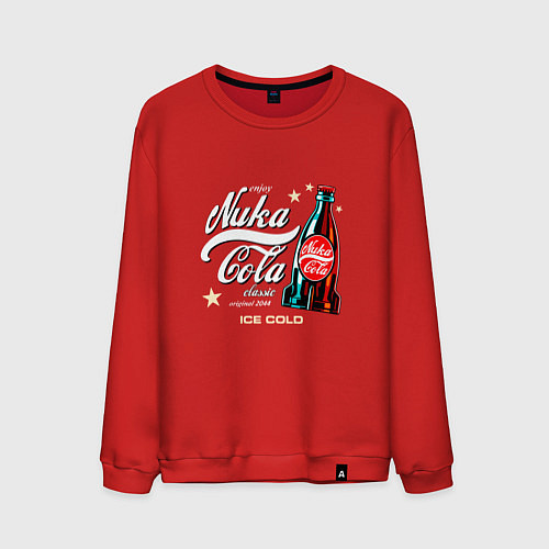 Мужской свитшот Nuka-Cola Enjoy / Красный – фото 1