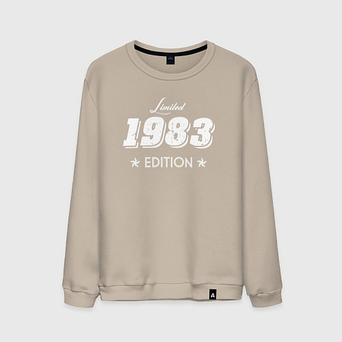 Мужской свитшот Limited Edition 1983 / Миндальный – фото 1