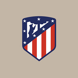 Свитшот хлопковый мужской Atletico Madrid, цвет: миндальный — фото 2