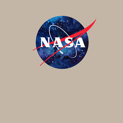 Свитшот хлопковый мужской NASA: Cosmic Logo, цвет: миндальный — фото 2