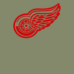 Свитшот хлопковый мужской Detroit Red Wings: Pavel Datsyuk, цвет: авокадо — фото 2