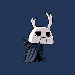 Свитшот хлопковый мужской Hollow Knight, цвет: тёмно-синий — фото 2