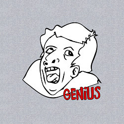 Свитшот хлопковый мужской Genius, цвет: меланж — фото 2