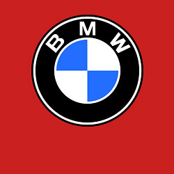 Свитшот хлопковый мужской Logo BMW, цвет: красный — фото 2