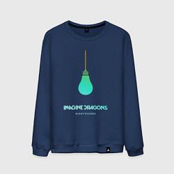 Свитшот хлопковый мужской Imagine Dragons: Night Visions, цвет: тёмно-синий