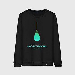 Свитшот хлопковый мужской Imagine Dragons: Night Visions, цвет: черный