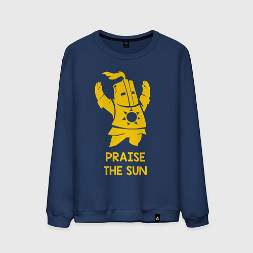 Мужской свитшот Praise the Sun / Тёмно-синий – фото 1